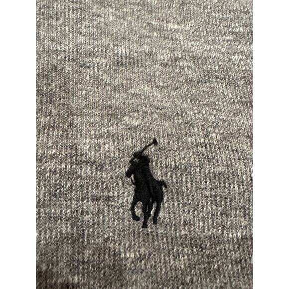 Polo Ralph Lauren Sweatshirt Hoodie Men Medium Gray Performance Full Zip Pockets - Picture 4 of 9